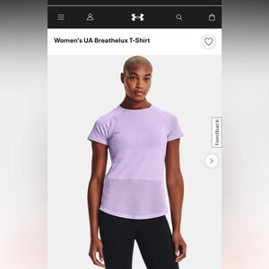 Under Armour Breathelux Athletic Shirt Open Back Size XL